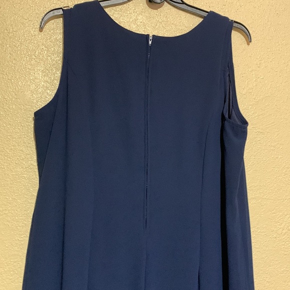 Sharede Dress Sleeveless Dark Navy Blue Size 3X🌀 - Picture 9 of 11